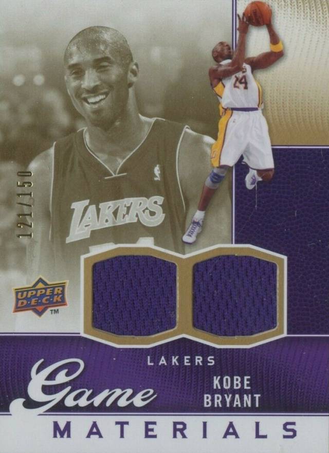 2009 Upper Deck Game Materials Kobe Bryant #GJ-KO Basketball Card