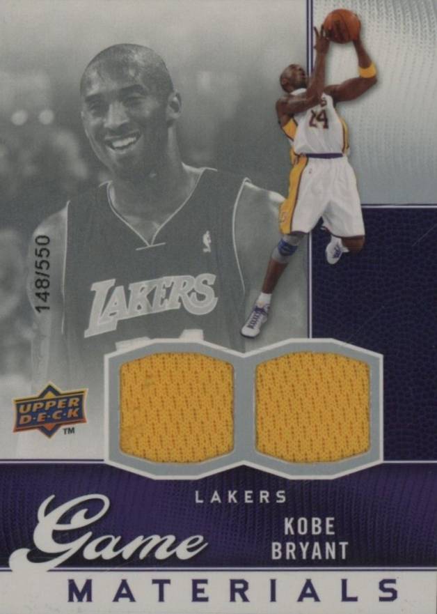 2009 Upper Deck Game Materials Kobe Bryant #GJ-KO Basketball Card