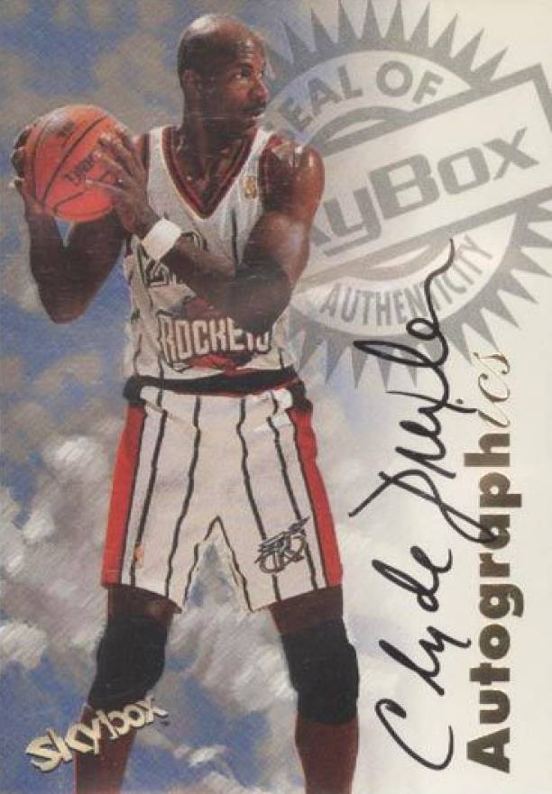 1997 Skybox Premium Autographics Clyde Drexler # Basketball Card