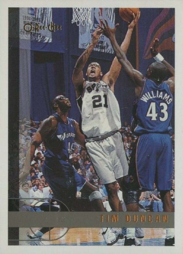 1997 Topps Tim Duncan #115 Basketball Card
