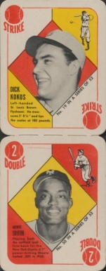 1951 Topps Red Backs Kokos/Irvin #19/50 Baseball Card