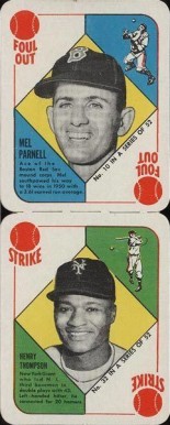1951 Topps Red Backs Parnell/Thompson #10/32 Baseball Card