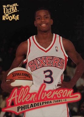 1996 Ultra Gold Medallion Allen Iverson #G82 Basketball Card