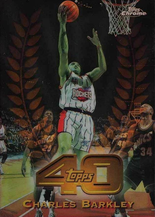 1997 Topps Chrome Topps 40  Charles Barkley #T26 Basketball Card