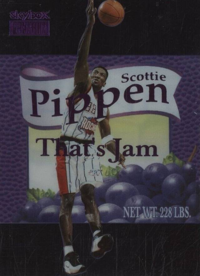 1998 Skybox Premium That's Jam Scottie Pippen #6 Basketball Card
