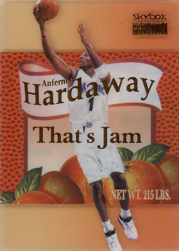 1998 Skybox Premium That's Jam Anfernee Hardaway #8 Basketball Card