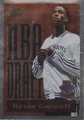 1995 Topps Draft Redemption Kevin Garnett #5 Basketball Card