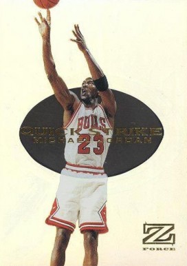 1997 Skybox Z-Force Quick Strike Michael Jordan #5 Basketball Card