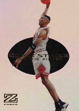 1997 Skybox Z-Force Quick Strike Scottie Pippen #8 Basketball Card