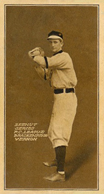 1911 Zeenut Pacific Coast League Brackenridge, Vernon # Baseball Card