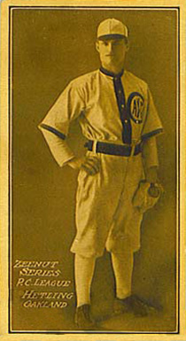 1911 Zeenut Pacific Coast League Hetling, Oakland # Baseball Card