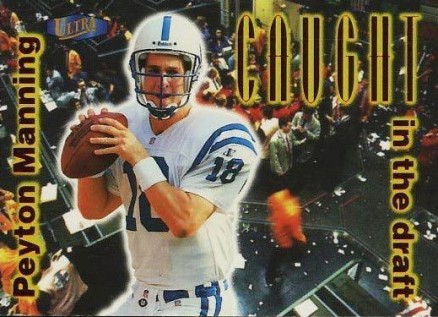 1998 Ultra Caught in the Draft Peyton Manning #4 Football Card