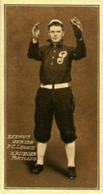 1911 Zeenut Pacific Coast League Krueger, Portland # Baseball Card