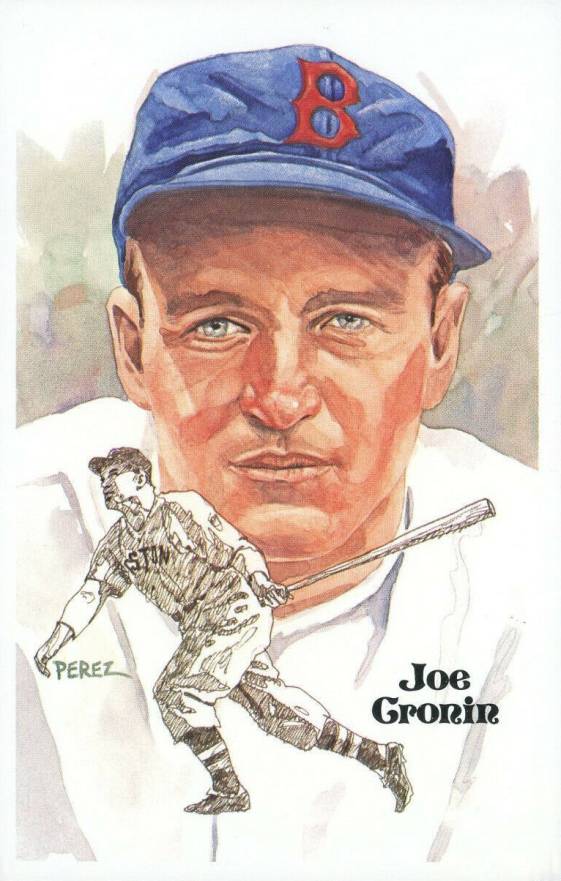 1980 Perez-Steele HOF Postcard Joe Cronin #80 Baseball Card
