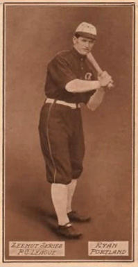 1911 Zeenut Pacific Coast League Ryan, Portland # Baseball Card