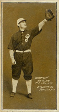 1911 Zeenut Pacific Coast League Sheehan, Portland # Baseball Card