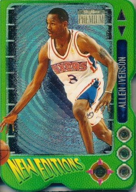 1996 Skybox Premium New Editions Allen Iverson #5 Basketball Card