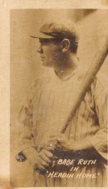 1921 Tex Rickard Babe Ruth Headin' Home Babe Ruth # Baseball Card