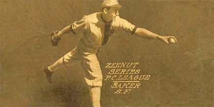 1912 Zeenut Baker # Baseball Card