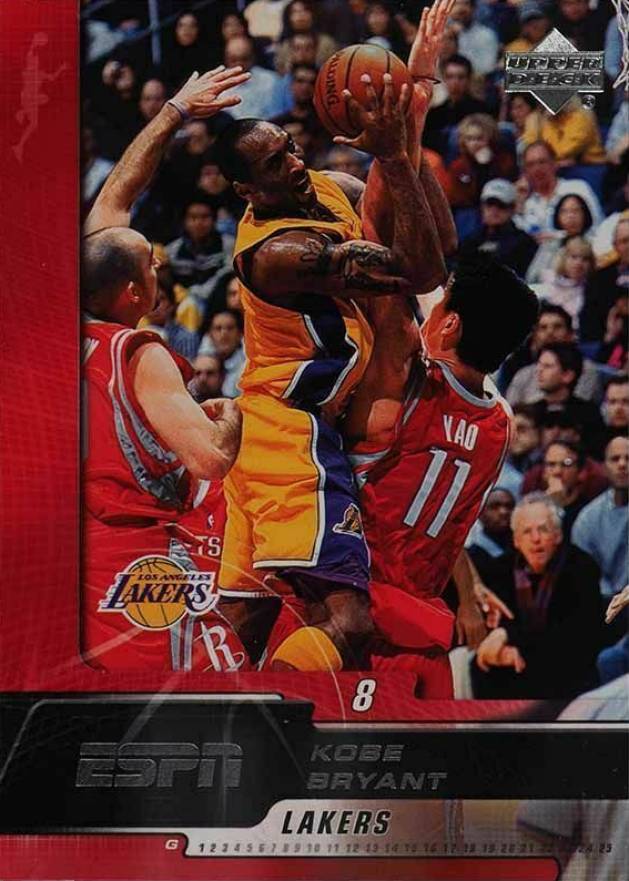 2005 Upper Deck ESPN Kobe Bryant #38 Basketball Card