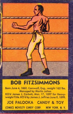 1950 Joe Palooka Boxers Bob Fitzsimmons # Other Sports Card