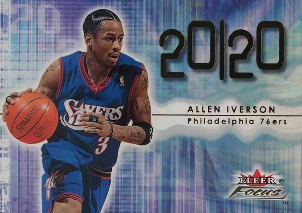 2000 Fleer Focus Allen Iverson #218 Basketball Card