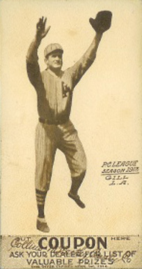 1913 Zeenut  Gill, L.A. # Baseball Card