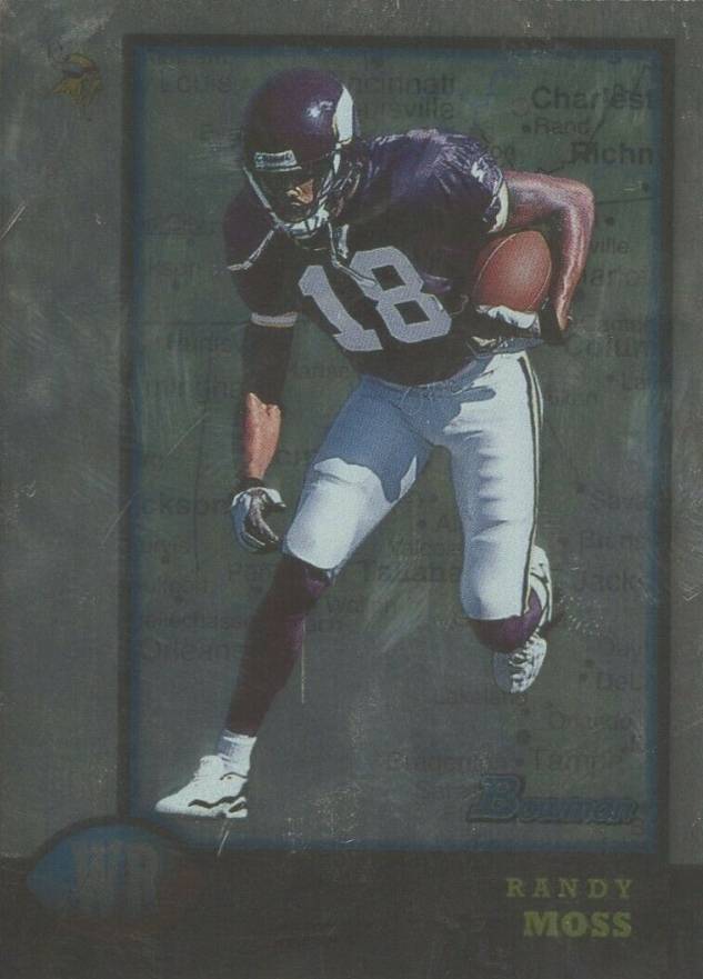 1998 Bowman Interstate Randy Moss #182 Football Card