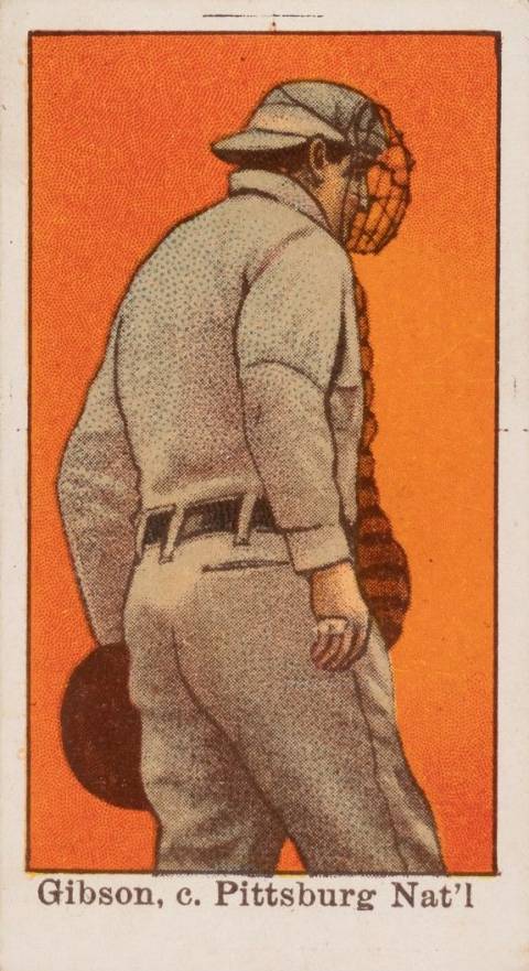 1909 Anonymous "Set of 50" Gibson, c. Pittsburg Nat'l. # Baseball Card