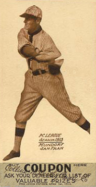 1913 Zeenut  Mundorf, San Fran # Baseball Card