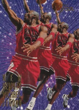 1995 Flair New Heights Michael Jordan #4 Basketball Card