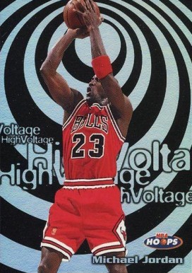 1997 Hoops High Voltage Michael Jordan #14 Basketball Card