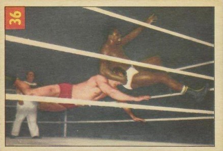1954 Parkhurst Wrestling Bo Bo Brazil #36 Other Sports Card