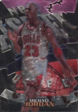 1997 Stadium Club Triumvirate Michael Jordan #T9B Basketball Card
