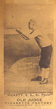 1887 Old Judge Pickett, S.S., St. Pauls #369-3d Baseball Card
