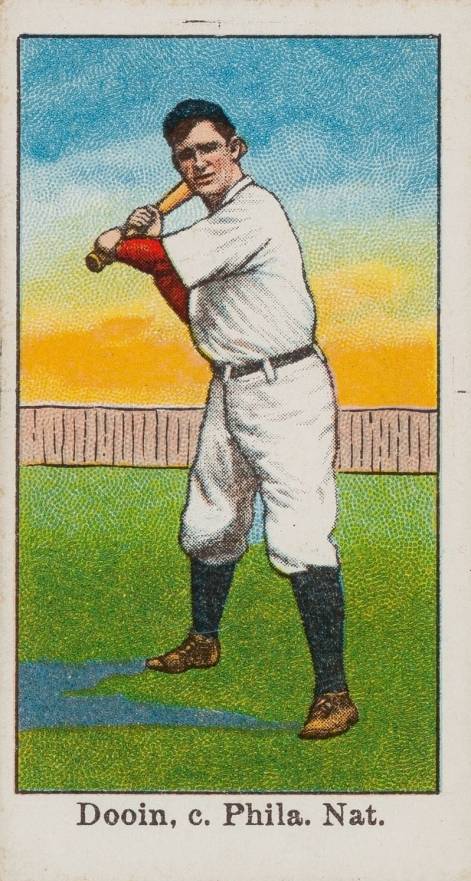 1909 Anonymous Dooin, c. Phila. Nat'l. # Baseball Card