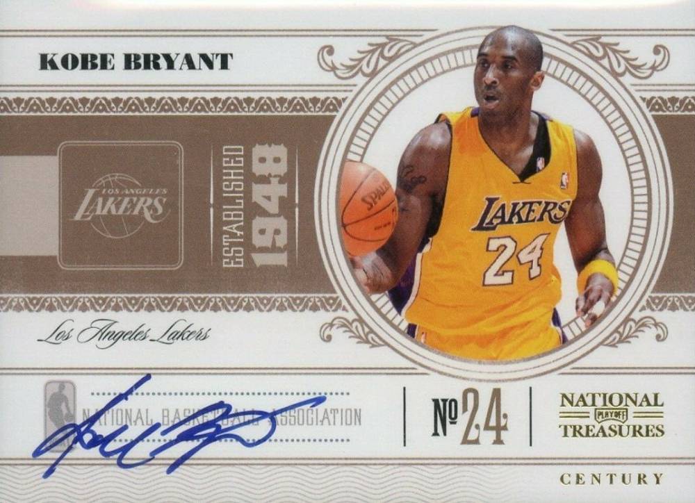 2010 Playoff National Treasures Kobe Bryant #42 Basketball Card