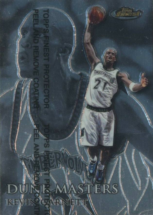 1999 Finest Dunk Masters Kevin Garnett #DM11 Basketball Card