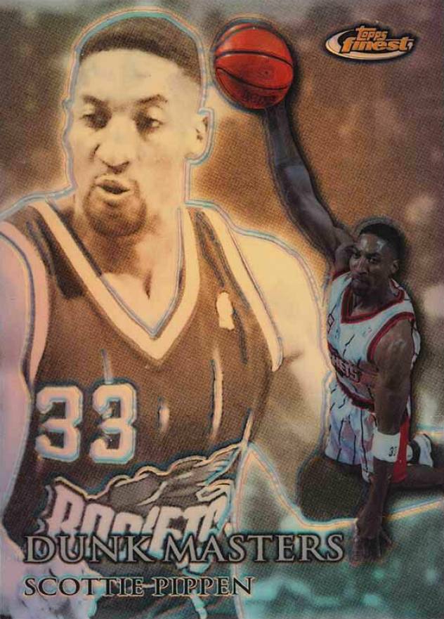 1999 Finest Dunk Masters Scottie Pippen #DM15 Basketball Card
