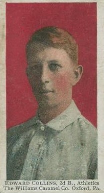 1910 Williams Caramel Edward Collins, 2nd B, Athletics # Baseball Card