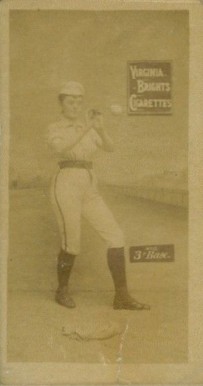 1886 Dixie Cigarettes Girl Baseball Players 3rd Base # Baseball Card