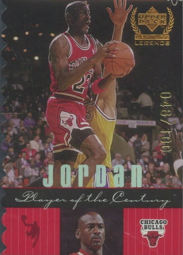 1999 Upper Deck Century Legends Michael Jordan #88 Basketball Card