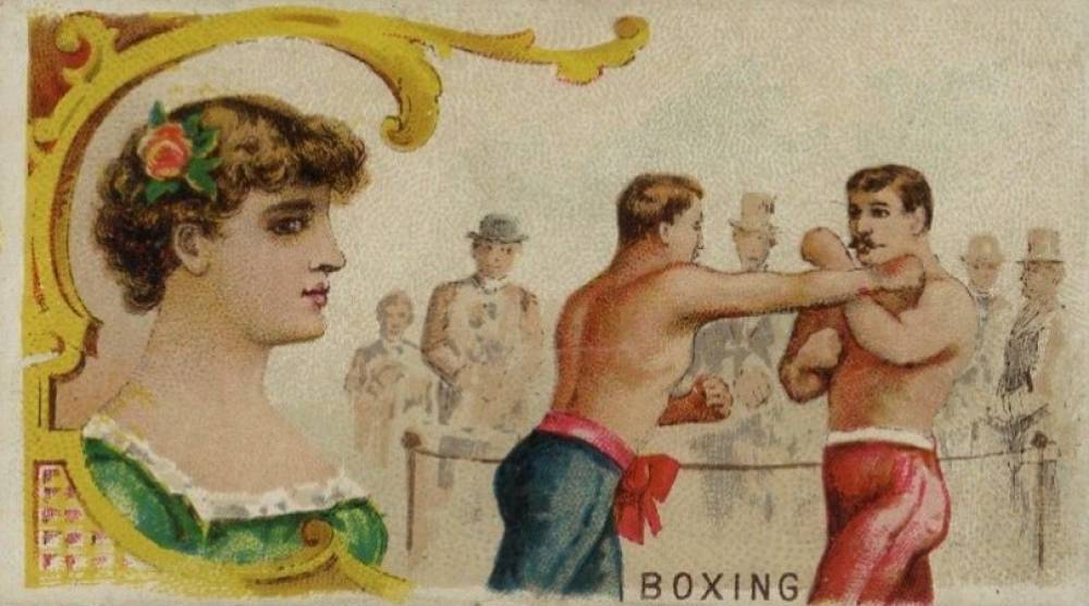 1889 Goodwin & Co. Games & Sports Boxing # Baseball Card