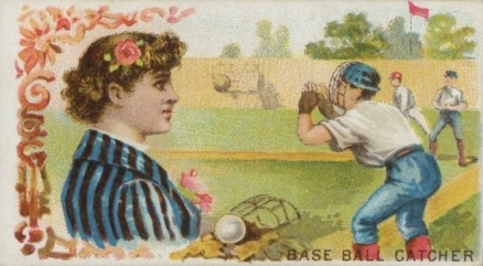 1889 Goodwin & Co. Games & Sports Base Ball Catcher # Baseball Card