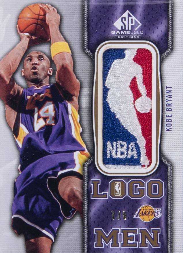2009 SP Game Used Logo Men Kobe Bryant #KB Basketball Card