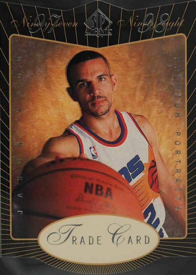 1997 SP Authentic Premium Portraits Jason Kidd #JK Basketball Card