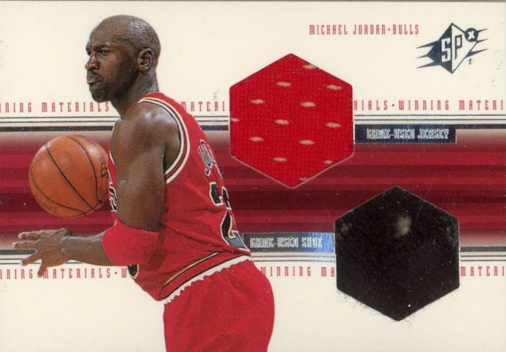 1999 SPx Winning Materials Michael Jordan #WM1 Basketball Card