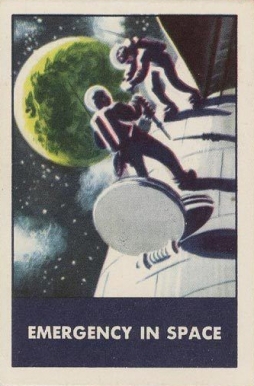 1953 Ralston Purina Space Patrol Emergency in Space #7 Non-Sports Card