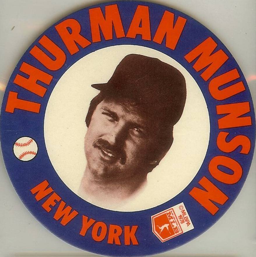 1978 Papa Gino's Discs Thurman Munson #27 Baseball Card