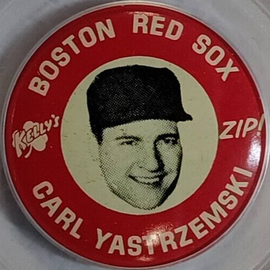 1969 Kelly's Potato Chips Pins Carl Yastrzemski # Baseball Card